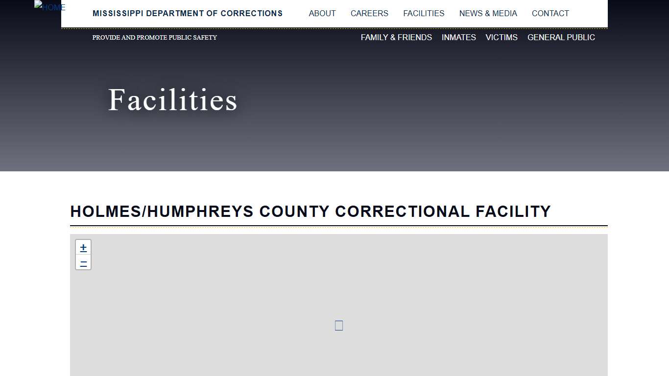 Holmes/Humphreys County Correctional Facility | Mississippi Department of Corrections